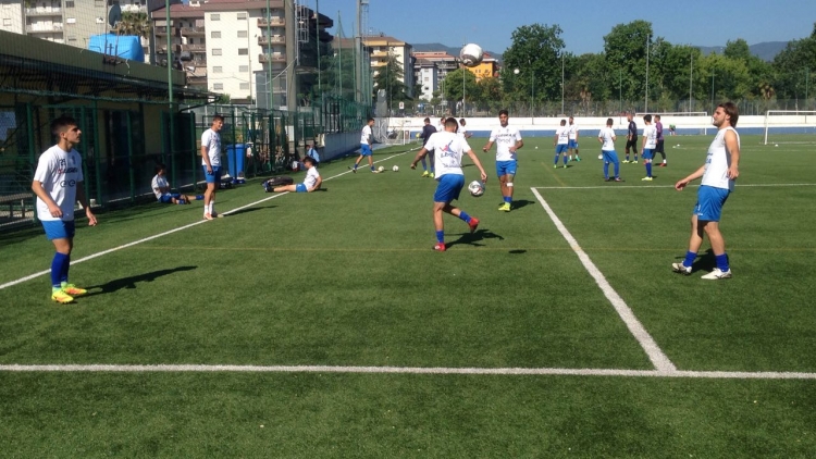 Allenamento dell&#039;Akragas a Cosenza