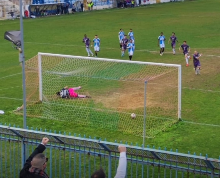 Il calcio di rigore trasformato da Mudrinski