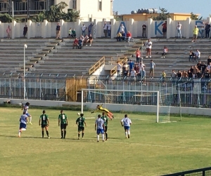 Il gol su rigore segnato dall&#039;Akragas con Rosario Costantino 