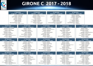 Il calendario completo della nuova “serie C”.