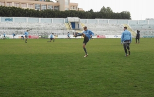 L&#039;Akragas in allenamento allo stadio Esseneto 