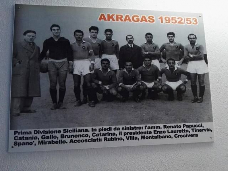 U.S. Akragas 1952-1953 (foto museo Akragas)