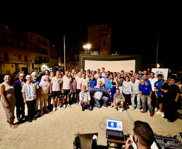 Foto di gruppo dell&#039;Akragas 2024-2025