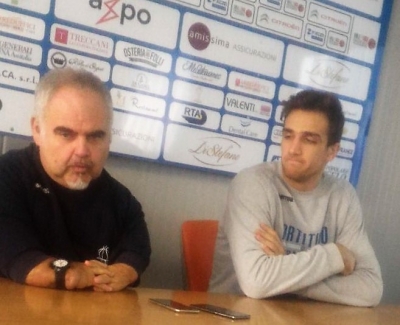 Franco Ciani e Rino De Laurentiis in conferenza stampa 