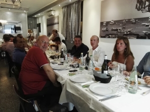 Nella foto alcuni dei dirigenti dell&#039;Akragas nella cena d&#039;inizio stagione