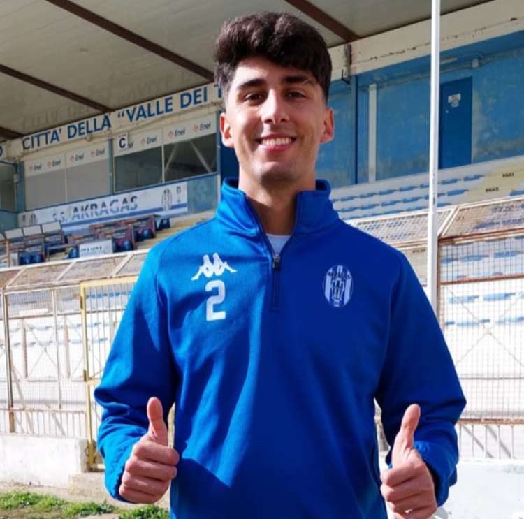 Nella foto Mario Jardel junior nuovo calciatore dell&#039;Akragas