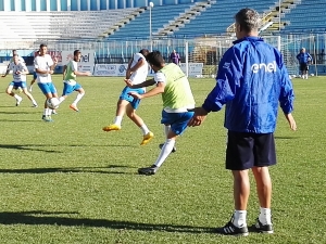 Akragas, Scrugli a bordo campo assiste all’allenamento