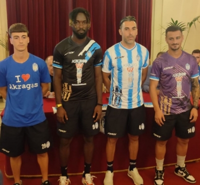 Le nuove maglie dell’Akragas 2024-2025