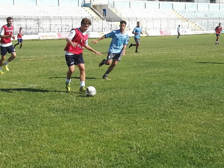 Akragas, allenamento con la Berretti.