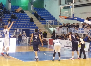 Un momento della gara Moncada Agrigento - Casalpusterlengo