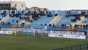 Tifosi in silenzio in Curva Sud